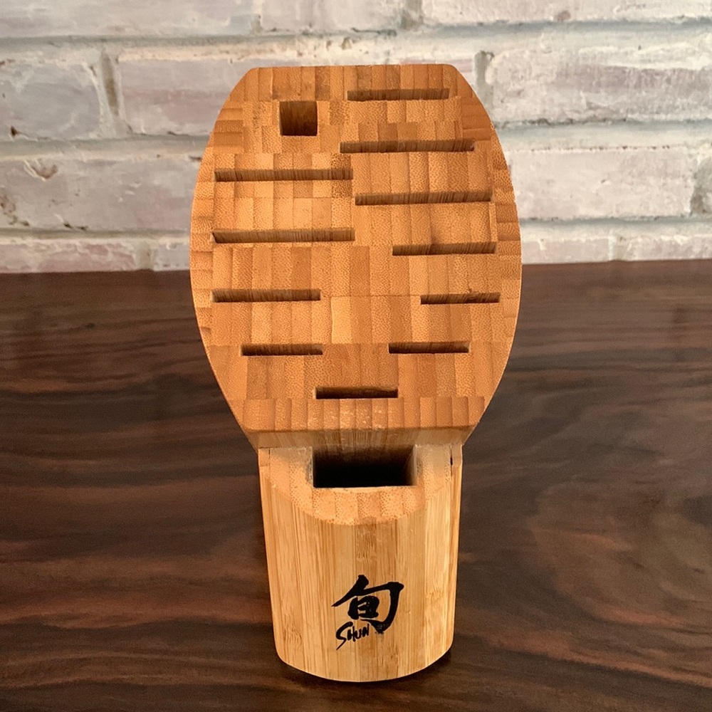 Shun knife block